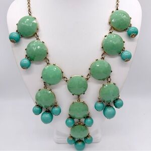 J. Crew Green Bubble Necklace